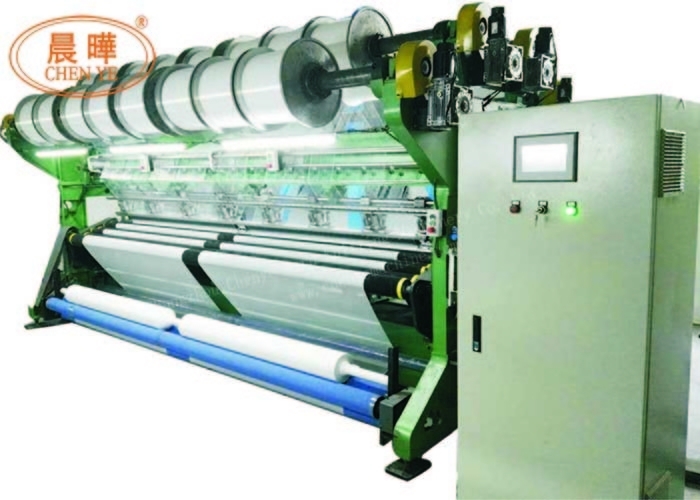 Single Needle Bar Shade Net Knitting Machine With Oiled Eccentric Gearing